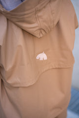 bisgaard aarhus rain jacket caramel