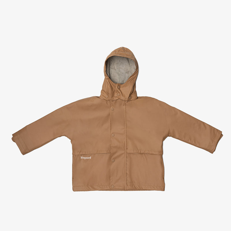 bisgaard aarhus rain jacket caramel