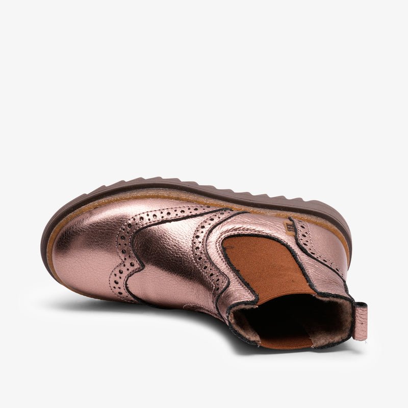 bisgaard doris tex rose gold metallic